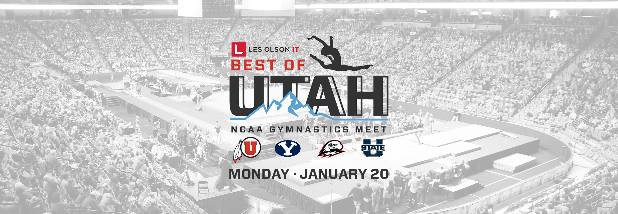 Les Olson IT Best of Utah NCAA Gymnastics Meet